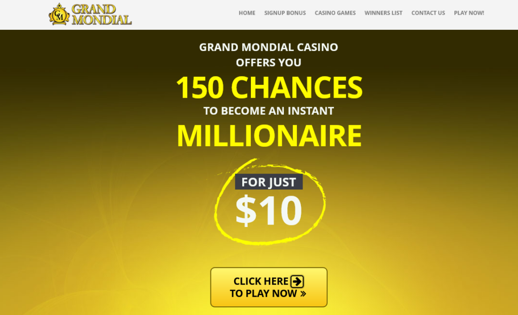 grand mondial casino bonus