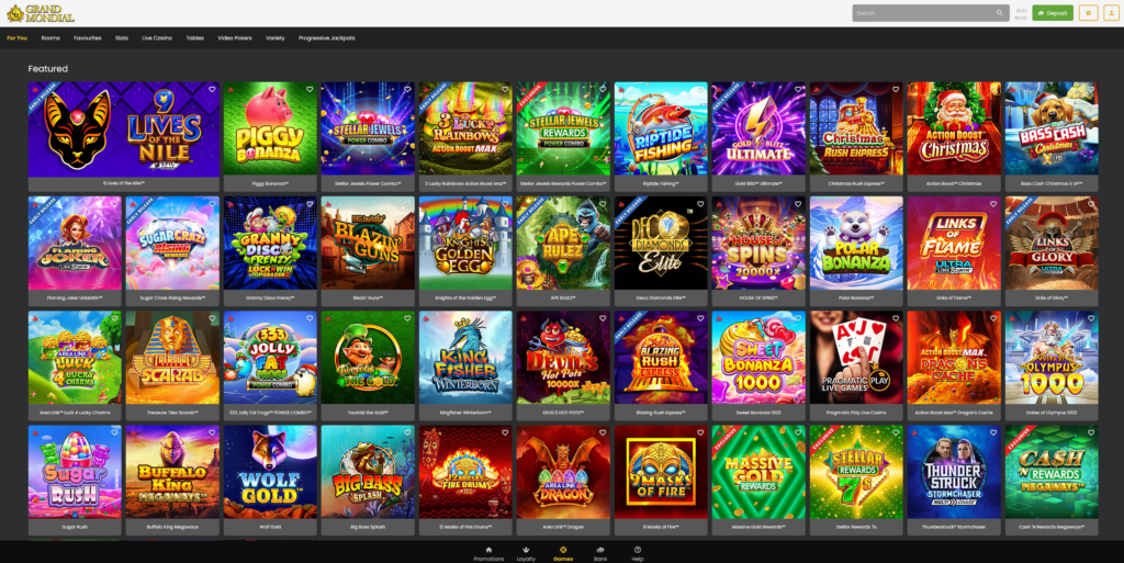grand mondial casino online